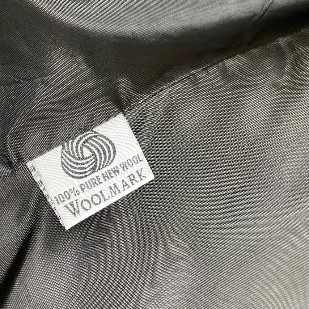 Vintage Red Green Wool Plaid Pendleton Blazer With Velvet Collar - Picture 11 of 13